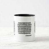 Ezechiël 18:8 KJV Bijbel Verse Two-Tone Mok (Midden)