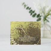 Ezechiël 36:26 zal u een nieuw hart geven en een briefkaart (Staand voorkant)