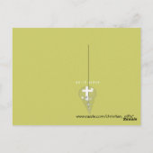 Ezechiël 36:26 zal u een nieuw hart geven en een briefkaart (Achterkant)