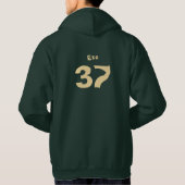 Ezechiël 37 Bijbelvers Groen Hoodie (Achterkant)