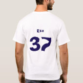 Ezechiël 37 Bijbelvers Wit T-shirt (Achterkant)