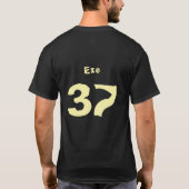 Ezechiël 37 Bijbelvers zwart T-shirt (Achterkant)