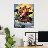 Ezechiëls visioen, schilderij van Rafaël, Poster (Thuiskantoor)