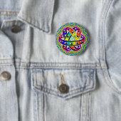Ezechiëls wiel ronde button 5,7 cm (In situ)