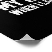 Ezekiel 2517 Jules Winnfield Poster (Hoek)