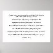 Ezekiel 25:17 Poster (Voorkant)