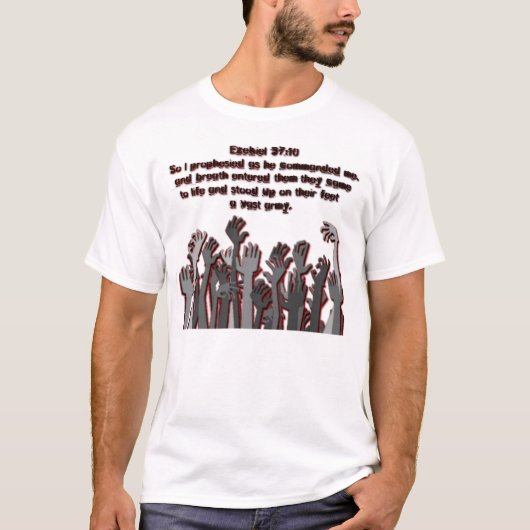 Ezekiel 37:10 t-shirt (Voorkant)