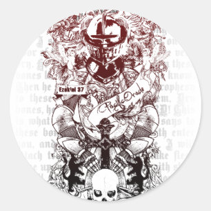 Ezekiel 37 ronde sticker