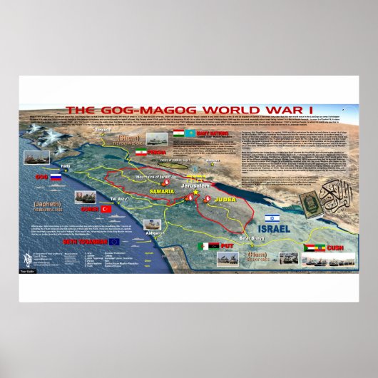 Ezekiel 38 Tweede Oorlog Poster (Voorkant)