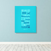 Ezekiel 47:12 - "Bladeren voor genezing" Canvas Afdruk (Insitu (Houten vloer))