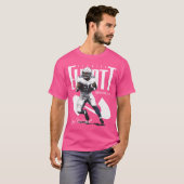 Ezekiel Elliott Dallas Naam Positie T-shirt (Voorkant volledig)
