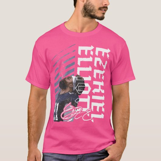 Ezekiel Elliott Dallas Spray T-shirt (Voorkant)