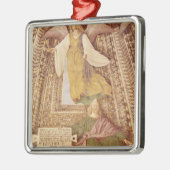 Ezekiel en Angel, die het krijst van de Metalen Ornament (Links)