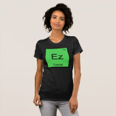 Ezekiel Name Chemistry Element Periodic Table T-shirt (Voorkant volledig)
