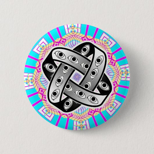 Ezekiel Wiel Onmogelijke UFO Ronde Button 5,7 Cm (Voorkant)