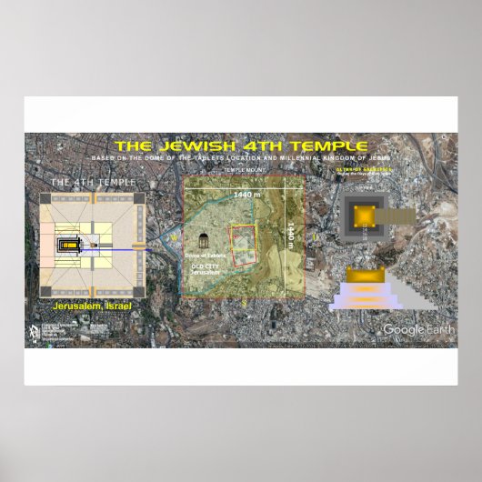 Ezekiel's vierde tempel-2 poster (Voorkant)