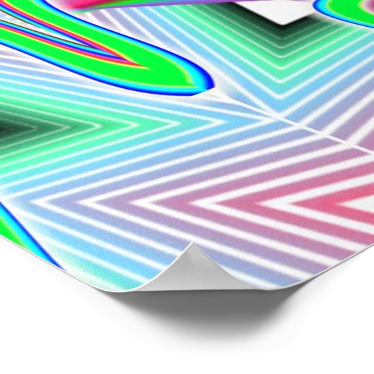 Ezekiel's Wiel - Ogen en Regenbogen Poster (Hoek)