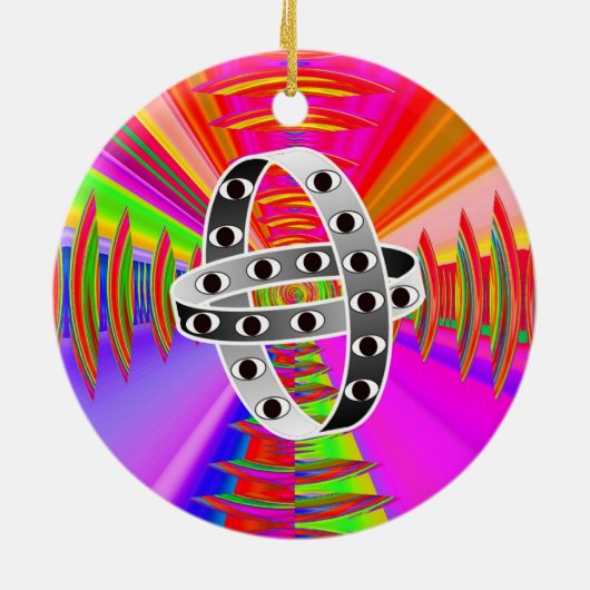 Ezekielwiel Keramisch Ornament (Achterkant)