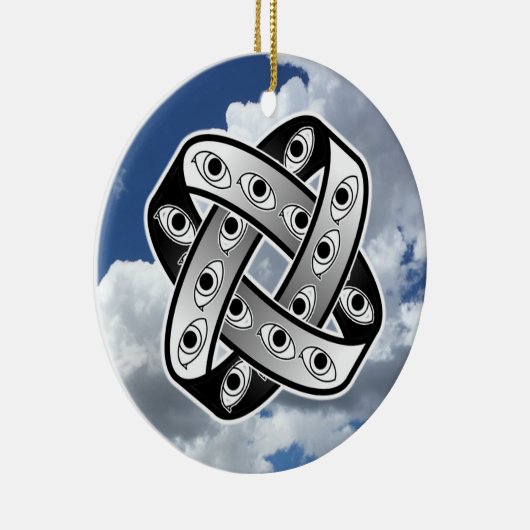 Ezekielwiel Keramisch Ornament (Rechts)