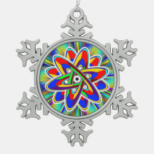 "Ezekielwiel" Tin Sneeuwvlok Ornament