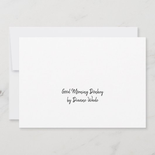 ezel bedankkaart (Achterkant)