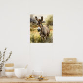 Ezel Boerderij Animal Art Print Poster (Keuken)