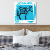 ezel canvas afdruk (Insitu (Slaapkamer))