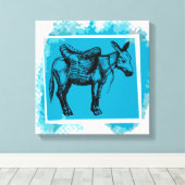 ezel canvas afdruk (Insitu (Houten vloer))