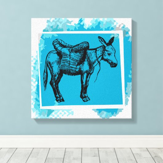 ezel canvas afdruk (Insitu (Houten vloer))