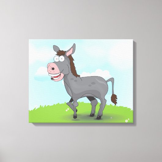 Ezel Canvas Afdruk (Voorkant)