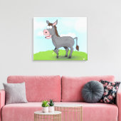 Ezel Canvas Afdruk (Insitu (Woonkamer))