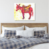 ezel canvas afdruk (Insitu (Slaapkamer))