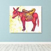 ezel canvas afdruk (Insitu (Houten vloer))