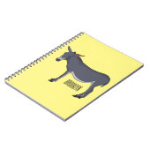 Ezel cartoonillustratie notitieboek (Linkerzijde)