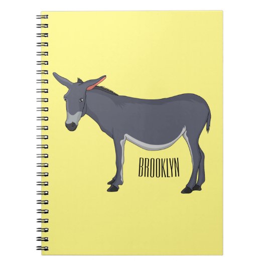 Ezel cartoonillustratie notitieboek (Voorkant)