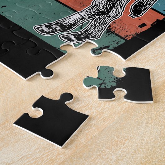 Ezel Cool Schattige Ezels Meme Legpuzzel (Zijkant)