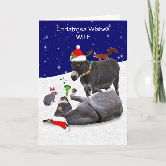 Ezel Dagen Kaart (Vrouw) (Voorkant)