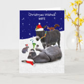 Ezel Dagen Kaart (Vrouw) (Gele Bloem)