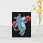 Ezel doet aan boksen kaart (Gele Bloem)