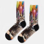 Ezel drieling vieren hun verjaardag, sokken (Links)