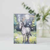 ezel-eenhoorn briefkaart (Staand voorkant)