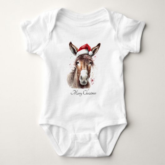 Ezel Eerste Kerst Outfit Romper (Voorkant)