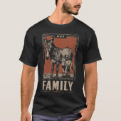 Ezel en veulen  - Humble Farm Animals T-shirt (Voorkant)