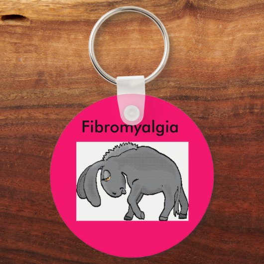 ezel, fibromyalgie sleutelhanger (Voorkant)