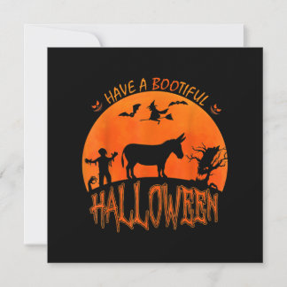 Ezel - Gelukkig Halloween| Grappig eng kostuum cad Feestdagenkaart