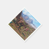 Ezel in de Pyreneeën (Rosa Bonheur) Servet (Hoek)
