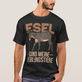 Ezel is mijn favoriete boerderijdier ezel t-shirt