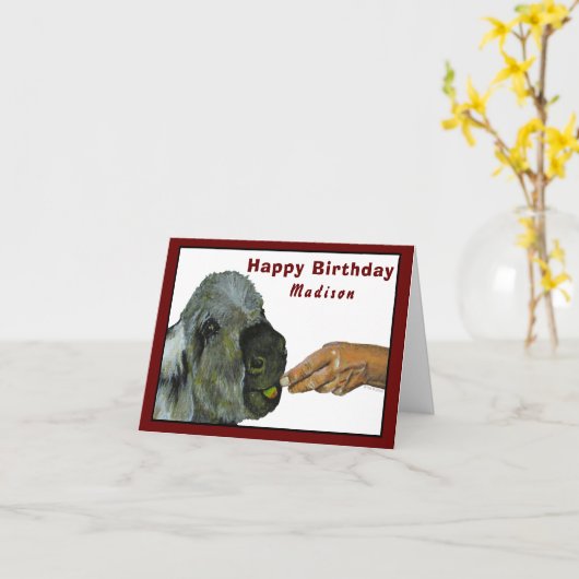 Ezel Kaart (Gele Bloem)