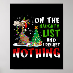 Ezel Kerstmis Op De Stoute Lijst En Ik Heb Spijt Poster