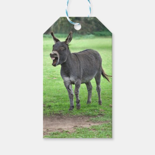 Ezel Lach Cadeautags Cadeaulabel (Voorkant)